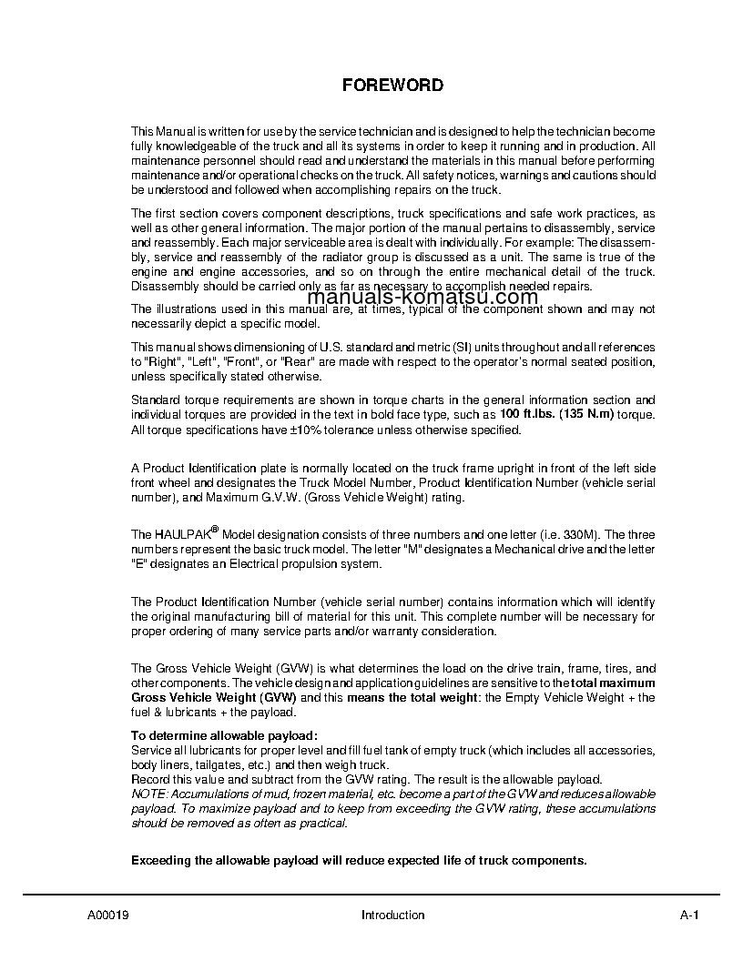 Protected: 330M(USA)-SA12V140Z-1 ENG S/N A10212-A10223 Shop (repair) manual (English)