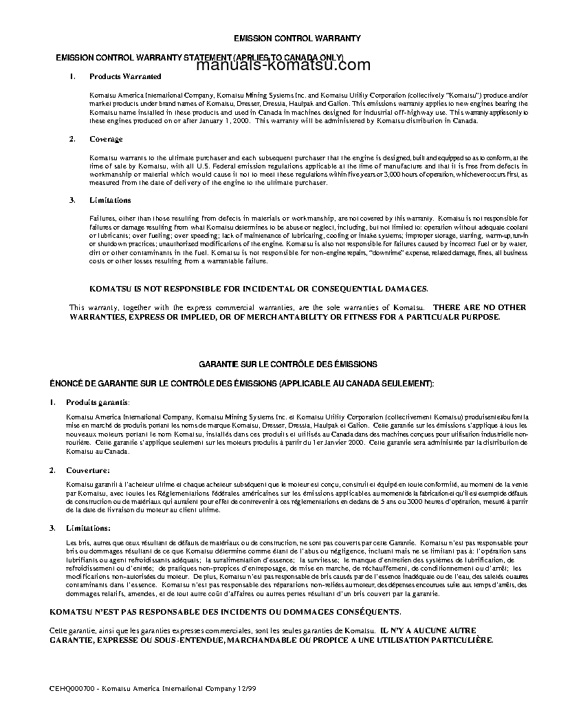 Protected: 930E-2(USA) S/N A30121-A30155 Operation manual (English)