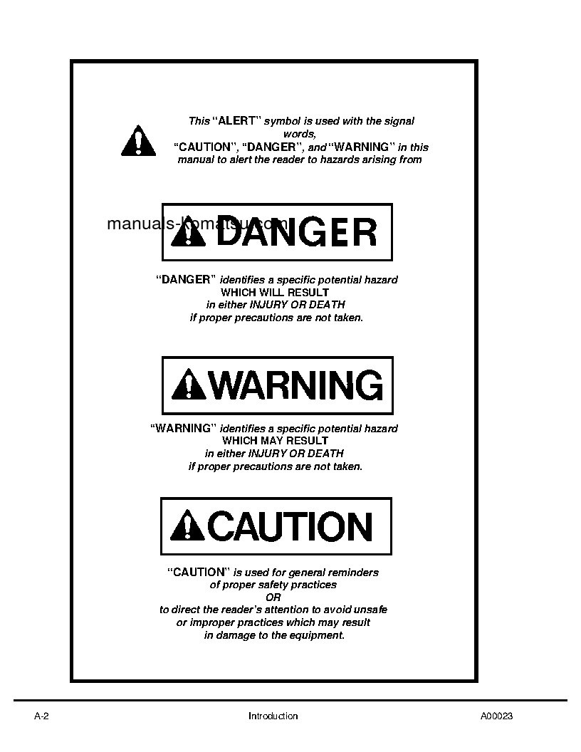 Protected: 830E(USA) S/N A30607-A30624 Shop (repair) manual (English)