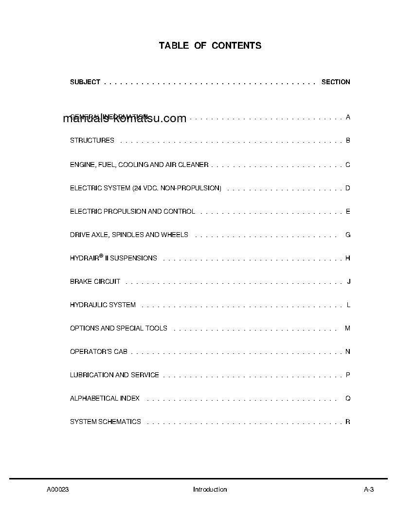 Protected: 830E(USA) S/N A30607-A30624 Shop (repair) manual (English)