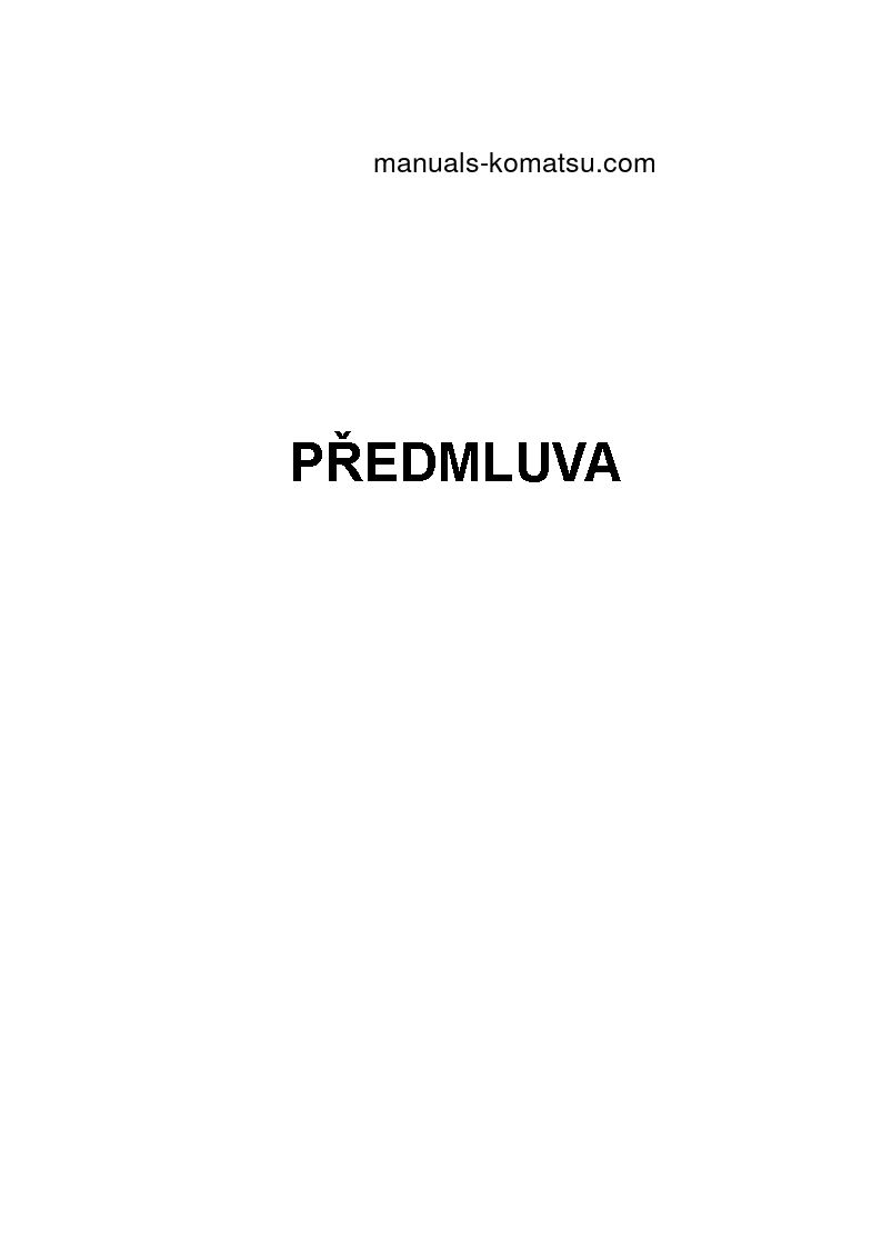 Protected: D275AX-5(JPN)-E0 S/N 40001-UP Operation manual (Czech)