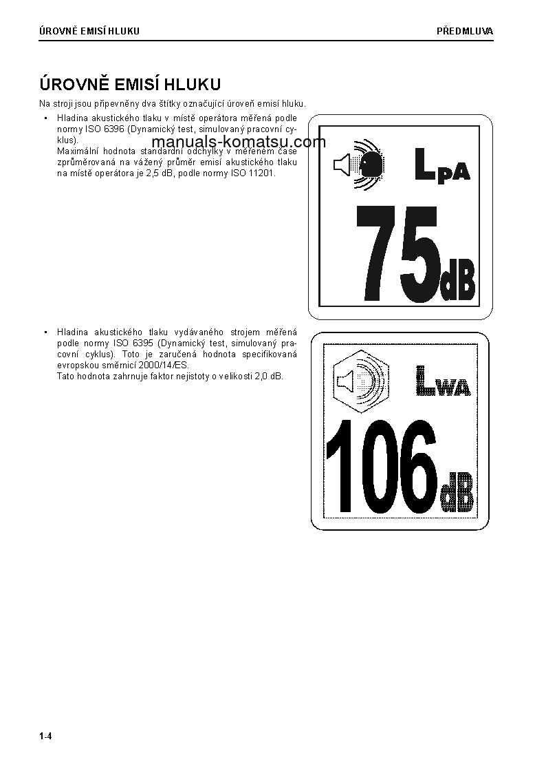 Protected: GD675-6(JPN) S/N 60001-UP Operation manual (Czech)