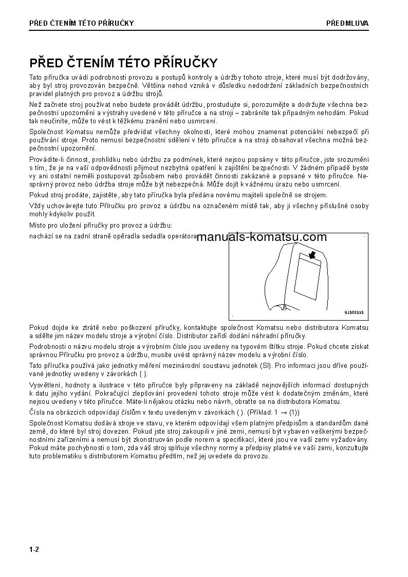 Protected: D61EX-24(JPN) S/N 40001-UP Operation manual (Czech)