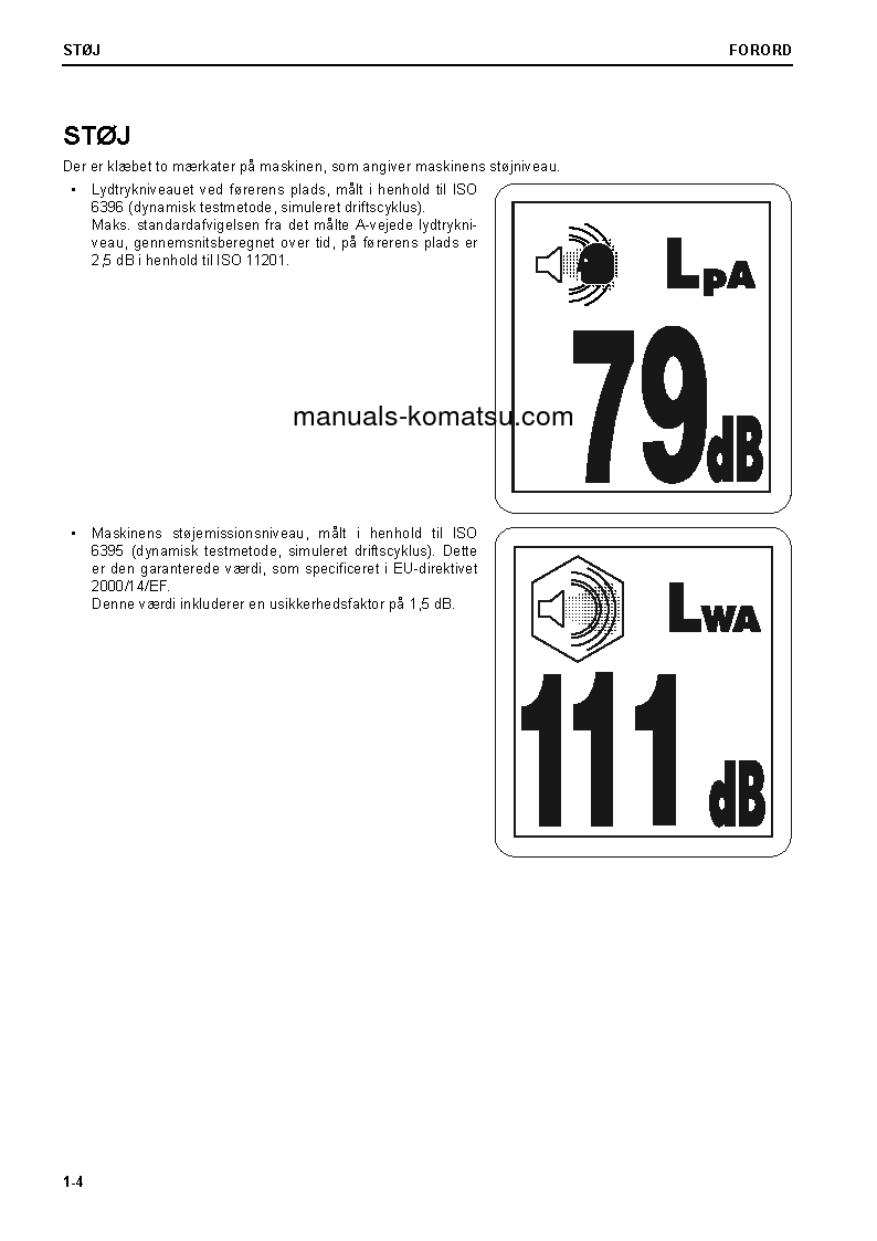 Protected: D85EX-18(JPN) S/N 22001-UP Operation manual (Danish)