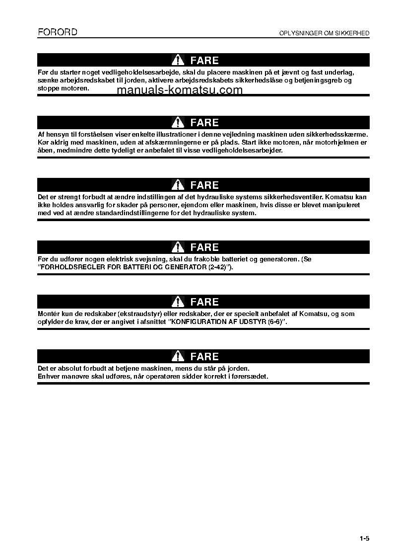 Protected: PC09-1(ITA) S/N 15001-UP Operation manual (Danish)