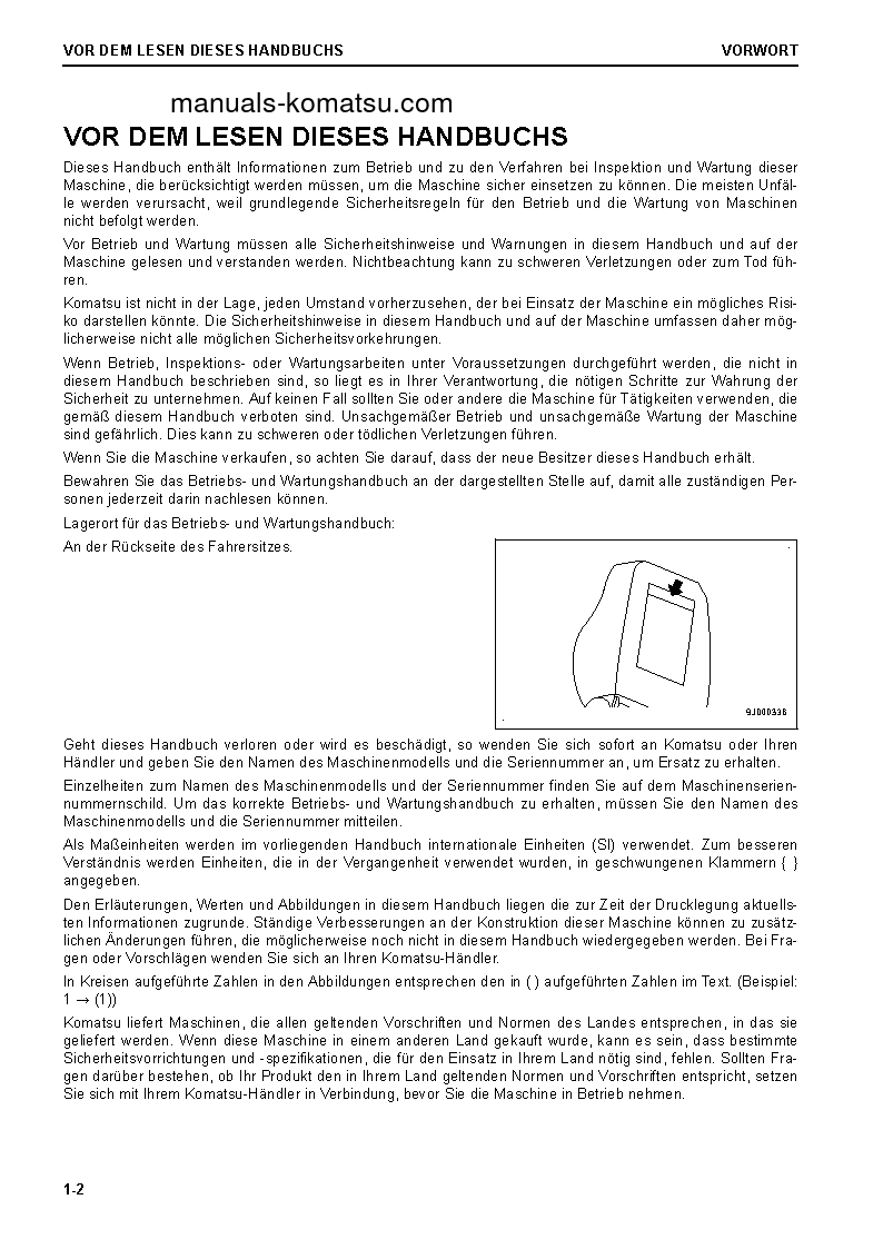 Protected: D85EX-18(JPN) S/N 22001-UP Operation manual (German)