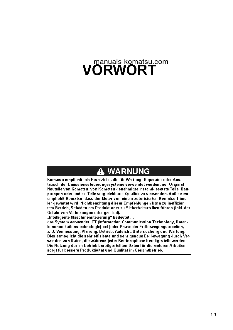 Protected: HM400-5(JPN) S/N 10001-UP Operation manual (German)