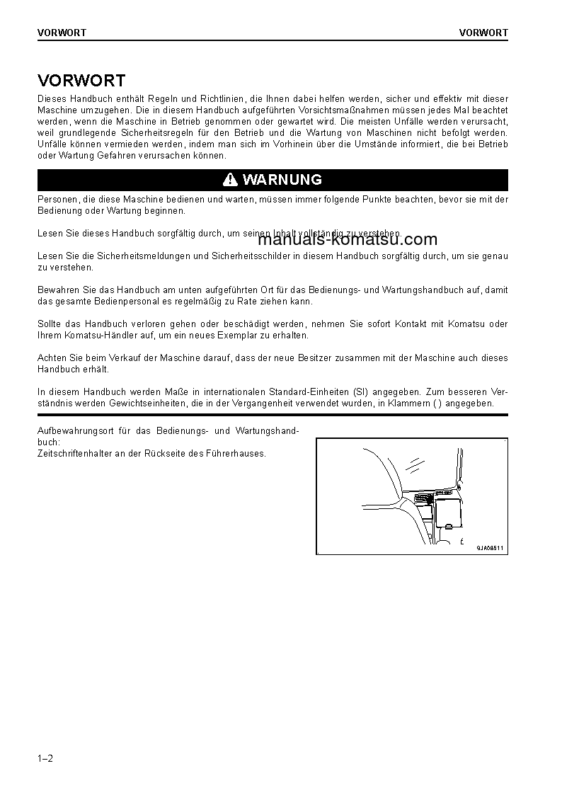 Protected: PC228USLC-10(JPN) S/N 1871-UP Operation manual (German)