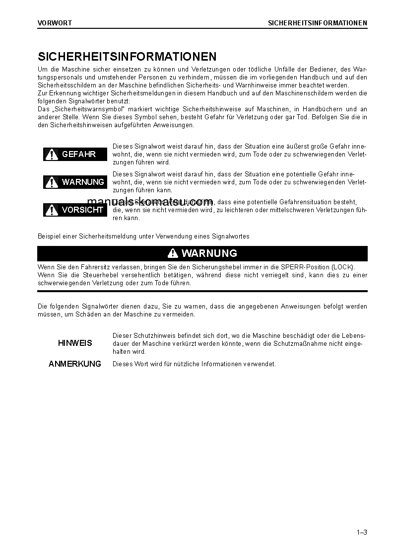 Protected: PC228USLC-10(JPN) S/N 1871-UP Operation manual (German)