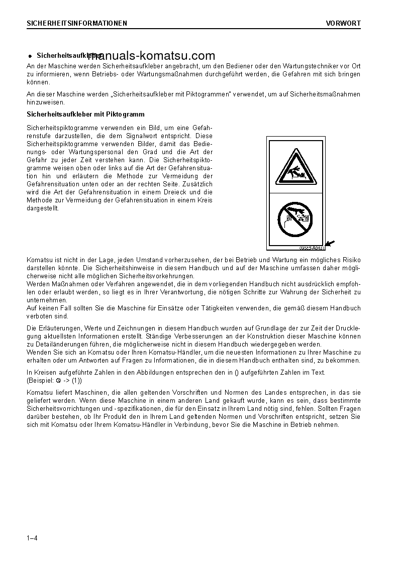 Protected: PC228USLC-10(JPN) S/N 1871-UP Operation manual (German)