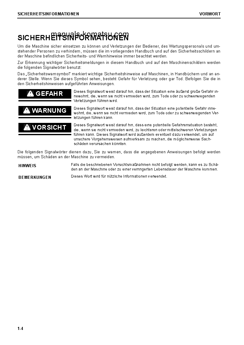 Protected: D61EXI-24(JPN) S/N 40001-UP Operation manual (German)