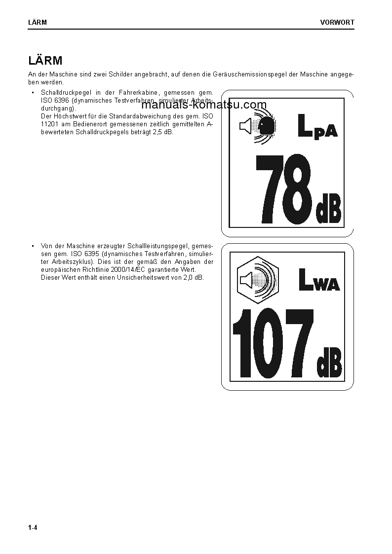 Protected: D61PX-24(JPN) S/N 40001-UP Operation manual (German)