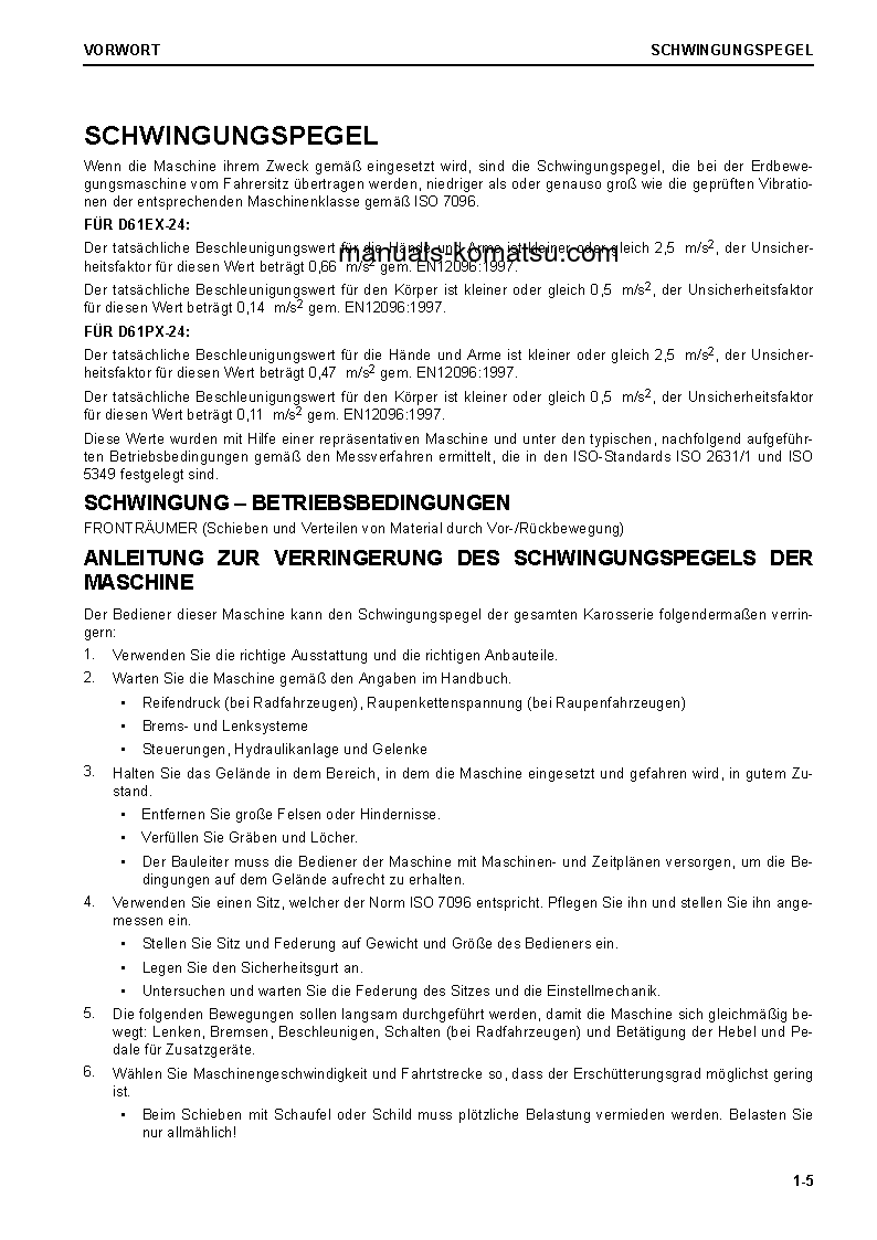 Protected: D61PX-24(JPN) S/N 40001-UP Operation manual (German)