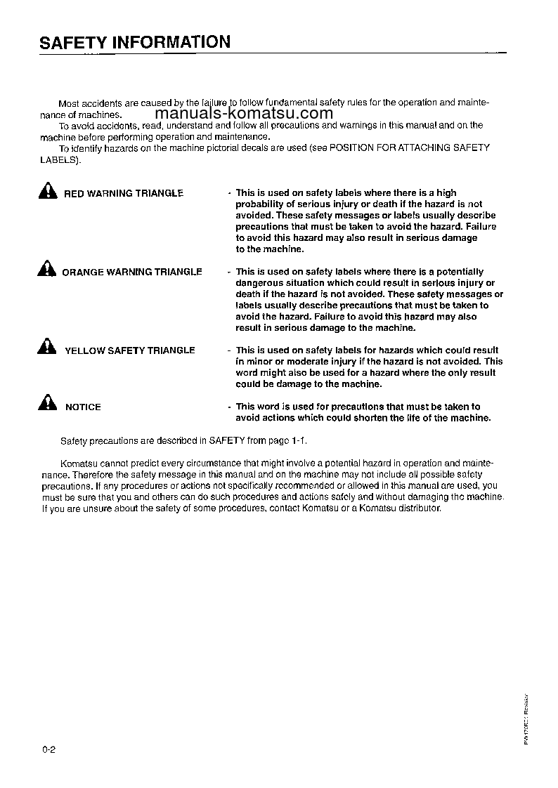 Protected: PW170-5(GBR)-K S/N K20314-UP Operation manual (English)