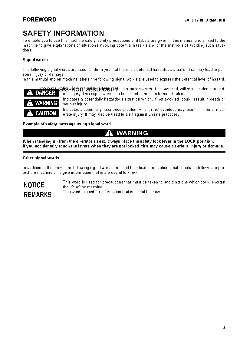 Protected: D41P-6(JPN) Operation manual (English)