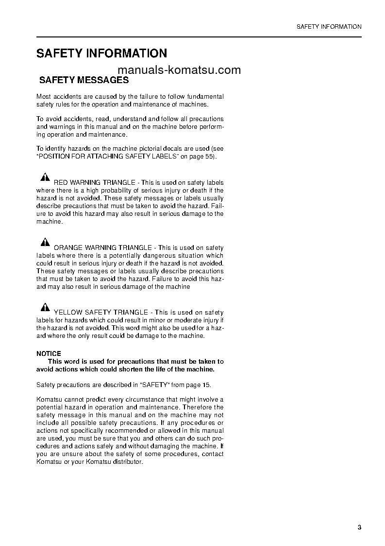 Protected: PC340LC-6(GBR)-K S/N K34041-UP Operation manual (English)