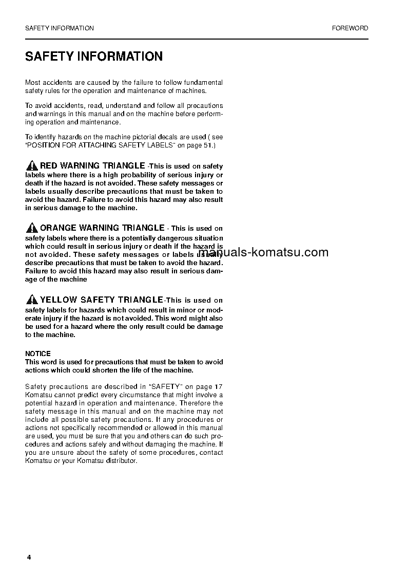 Protected: PC750SE-6(GBR)-K S/N K32001-K32029 Operation manual (English)