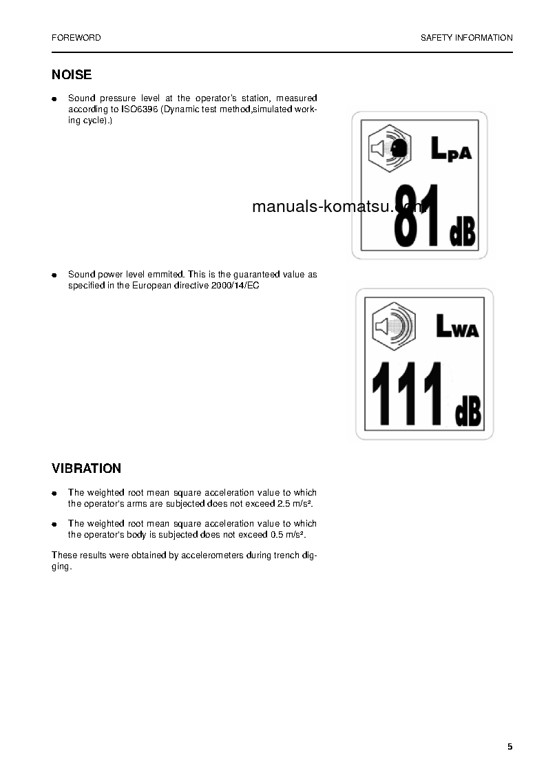 Protected: PC750SE-6(GBR)-K S/N K32001-K32029 Operation manual (English)