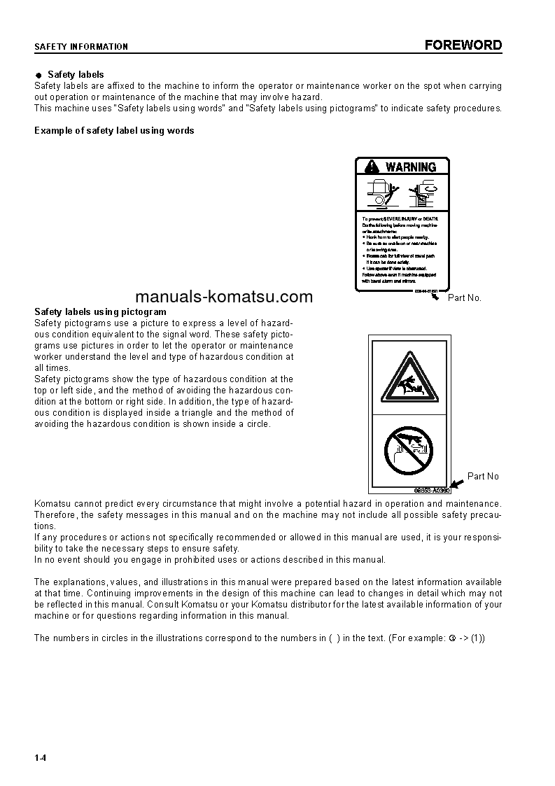 Protected: D41P-6(BRA)-BB S/N B40001-UP Operation manual (English)