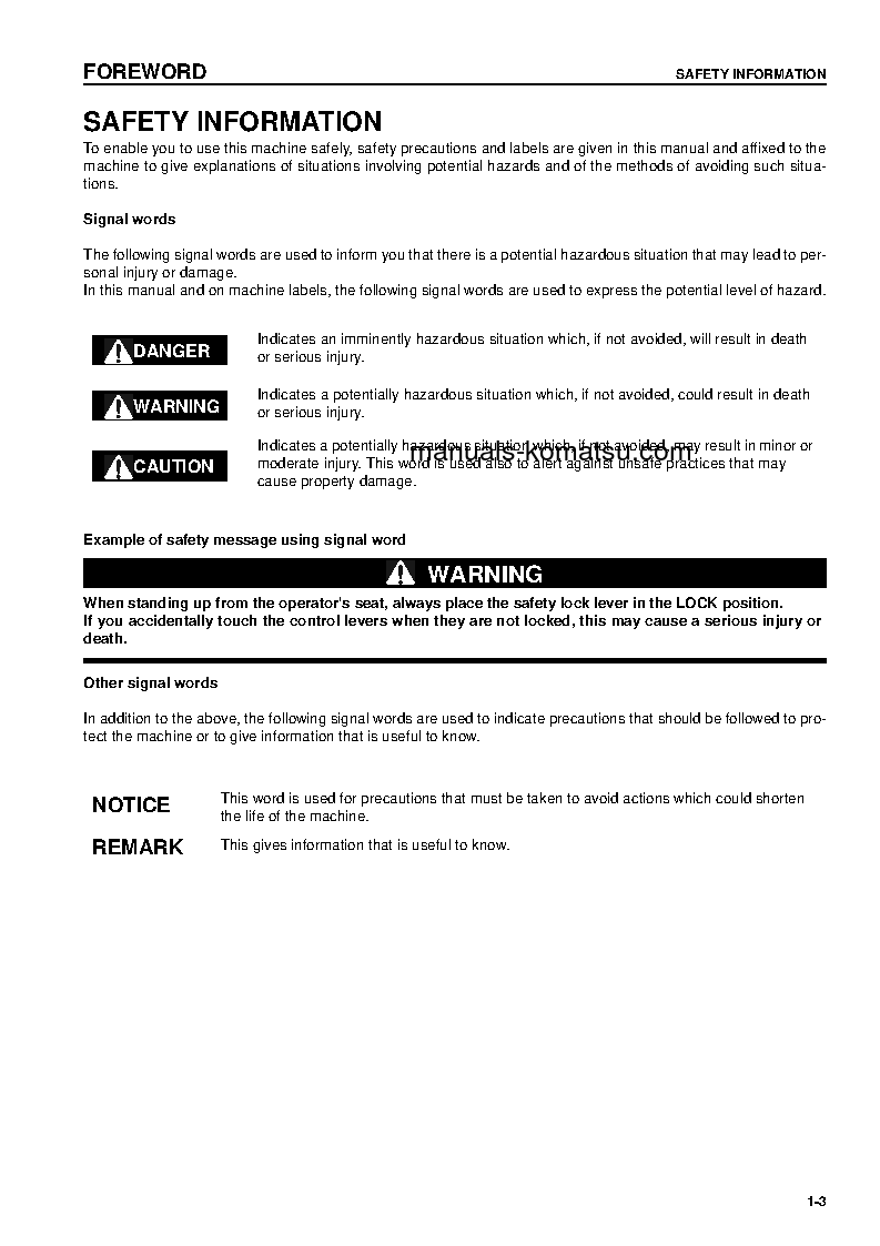 Protected: D41P-6(BRA) S/N B40688-UP Operation manual (English)