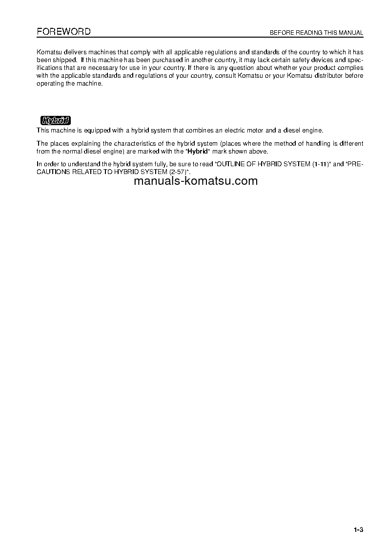 Protected: HB215LC-1(JPN) S/N 1001-UP Operation manual (English)