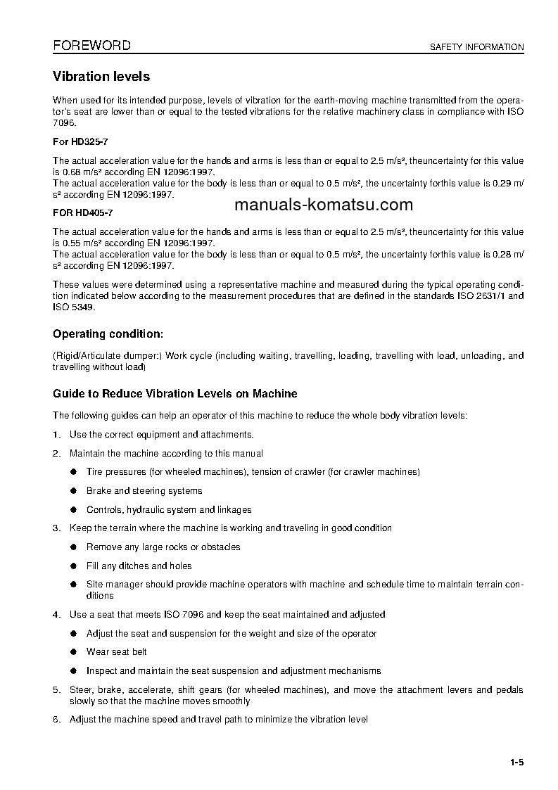 Protected: HD405-7(JPN) S/N 7611-UP Operation manual (English)