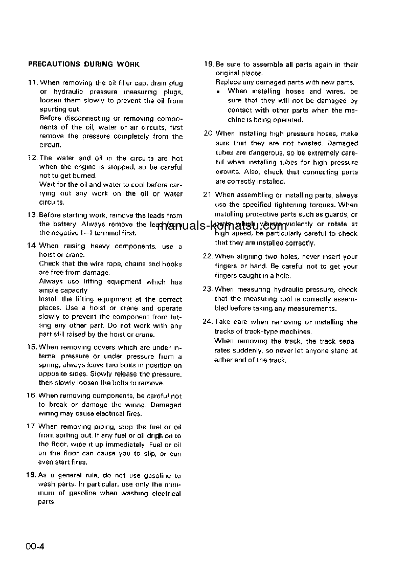 Protected: PW170-5(GBR)-K S/N K20001-UP Shop (repair) manual (English)