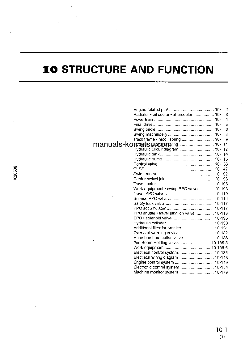Protected: PC210-6(GBR)-K S/N K30001-32000 Shop (repair) manual (English)