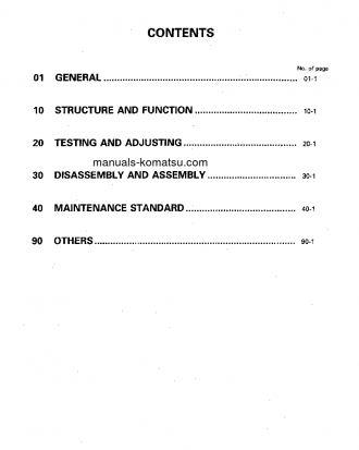 PC750SE-6(GBR)-K S/N K30001-K30054 Shop (repair) manual (English)