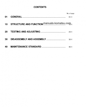 PC210-6(GBR)-K S/N K32001-UP Shop (repair) manual (English)