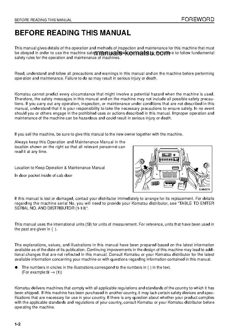 Protected: D275AX-5(JPN)-TIER3 S/N 40001-UP Operation manual (English)