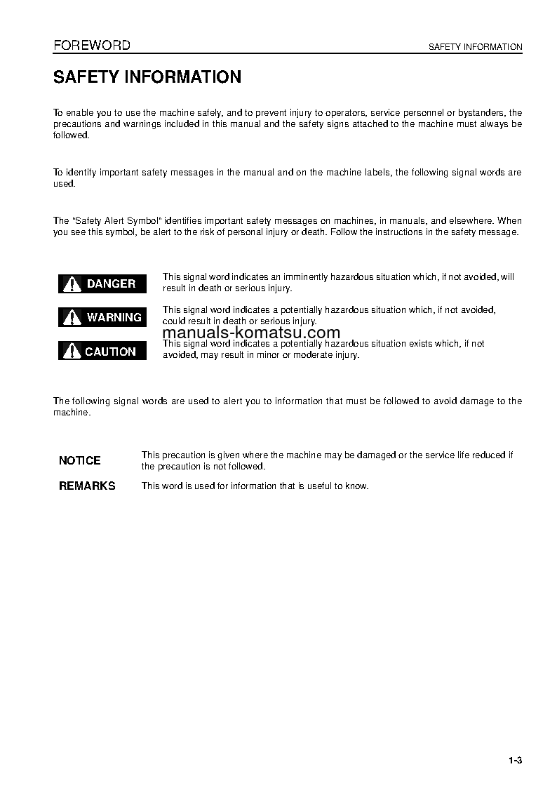 Protected: D275AX-5(JPN)-TIER3 S/N 40001-UP Operation manual (English)