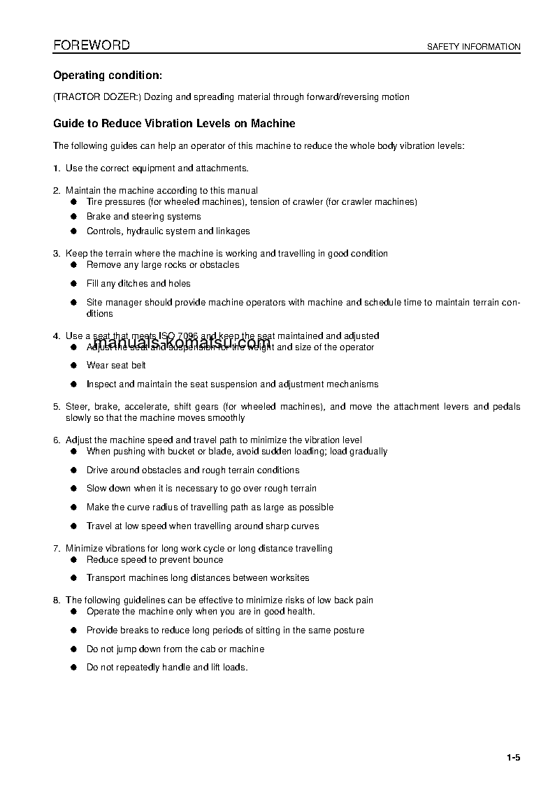 Protected: D275AX-5(JPN)-TIER3 S/N 40001-UP Operation manual (English)