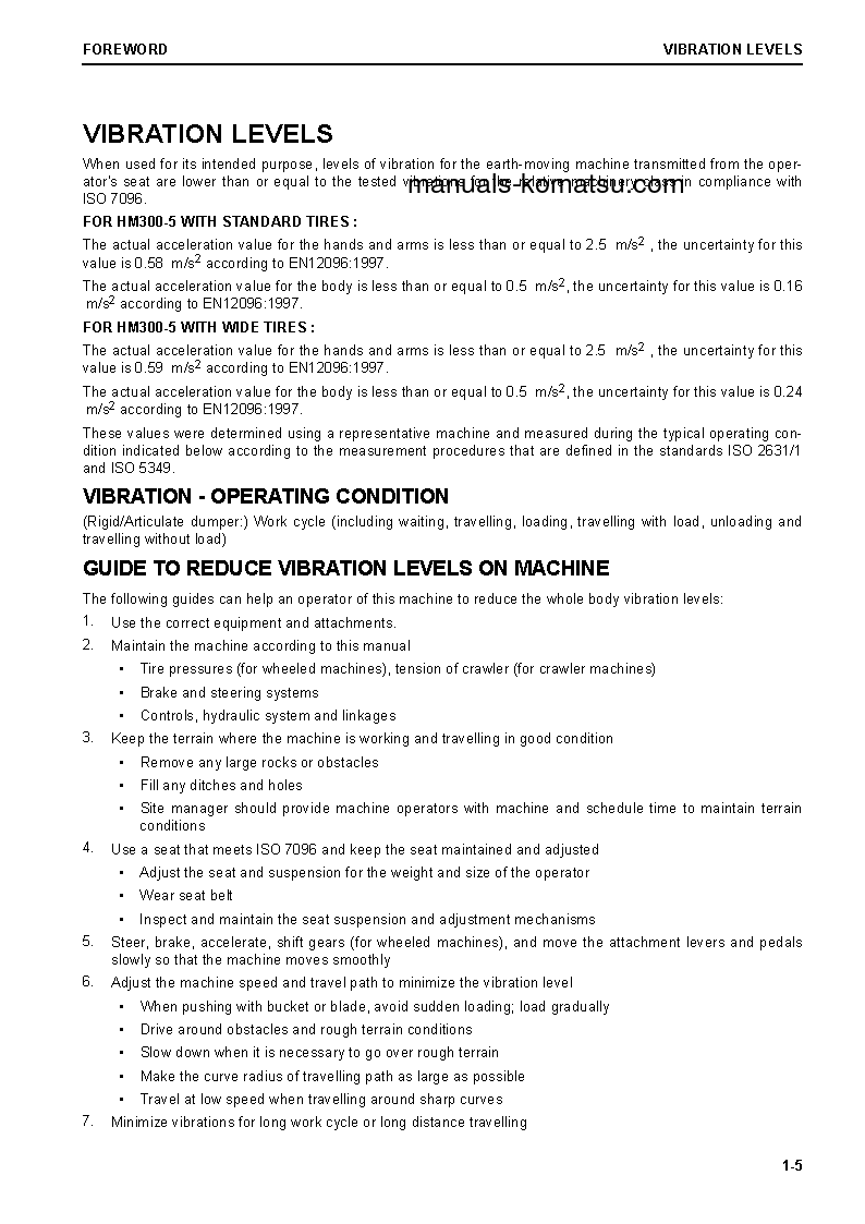 Protected: HM300-5(JPN) S/N 10001-UP Operation manual (English)