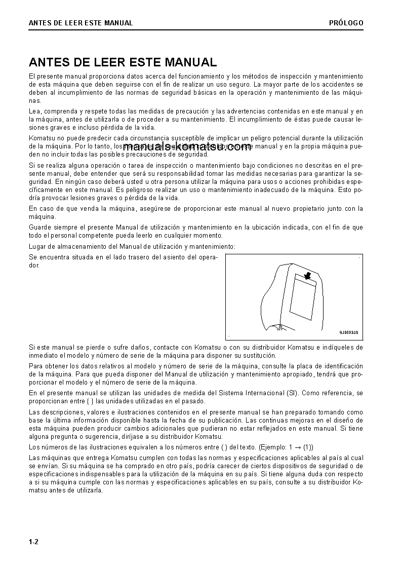 Protected: D85PX-18(JPN) S/N 22001-UP Operation manual (Spanish)