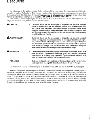 GD825A-2(USA) S/N 12051-UP Operation manual (French)