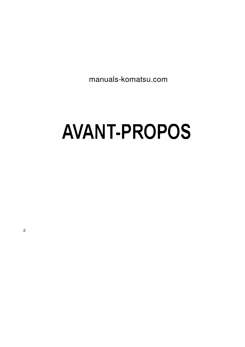 Protected: D275AX-5(JPN) S/N 20001-UP Operation manual (French)