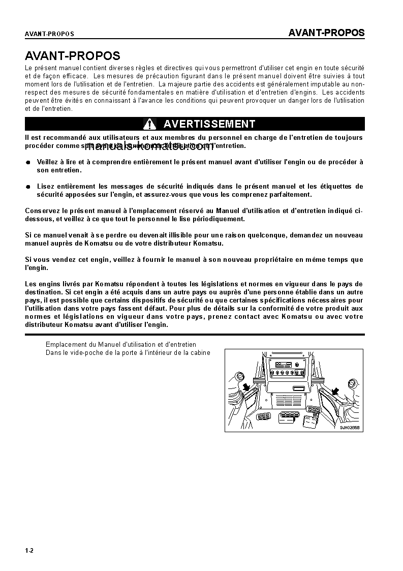 Protected: D275AX-5(JPN) S/N 20001-UP Operation manual (French)