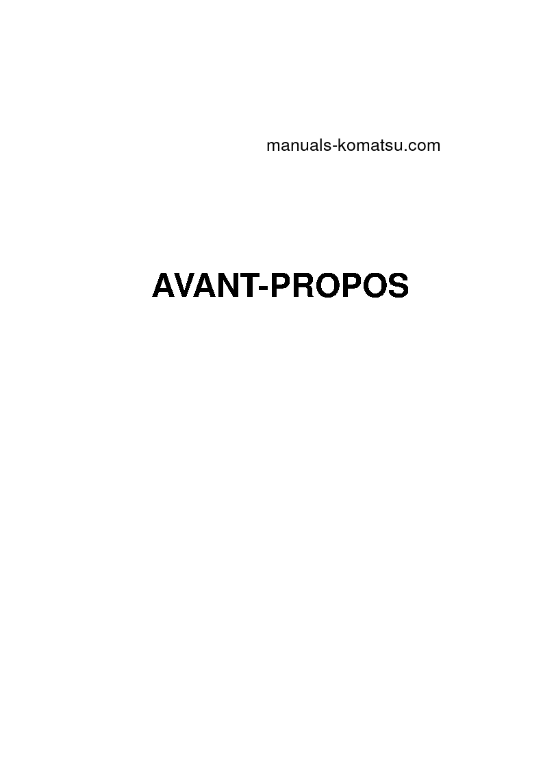 Protected: HD605-7(JPN) S/N 7001-UP Operation manual (French)