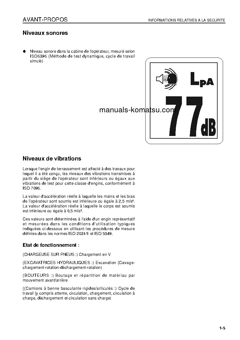 Protected: HD605-7(JPN) S/N 7001-UP Operation manual (French)