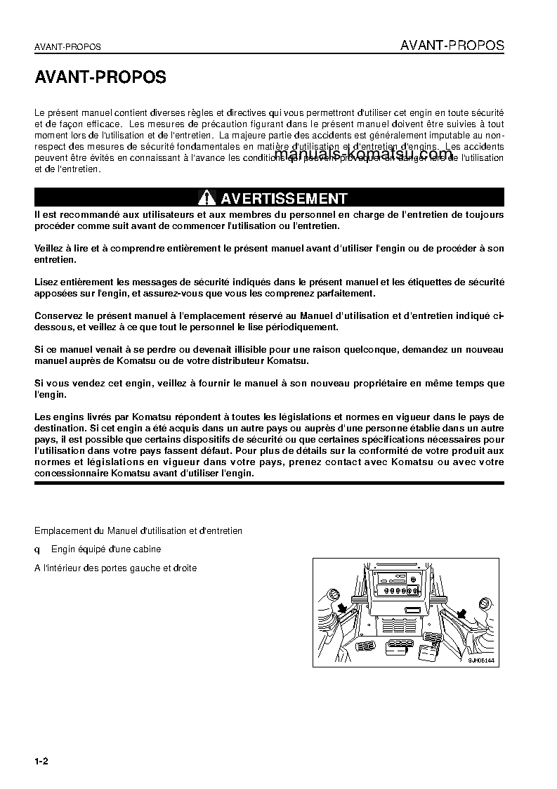 Protected: D155AX-5(JPN) S/N 76001-76243 Operation manual (French)