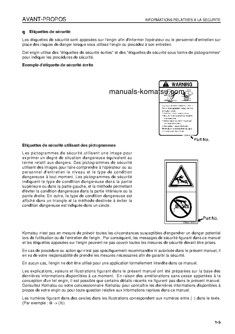 Protected: D155AX-5(JPN) S/N 76001-76243 Operation manual (French)