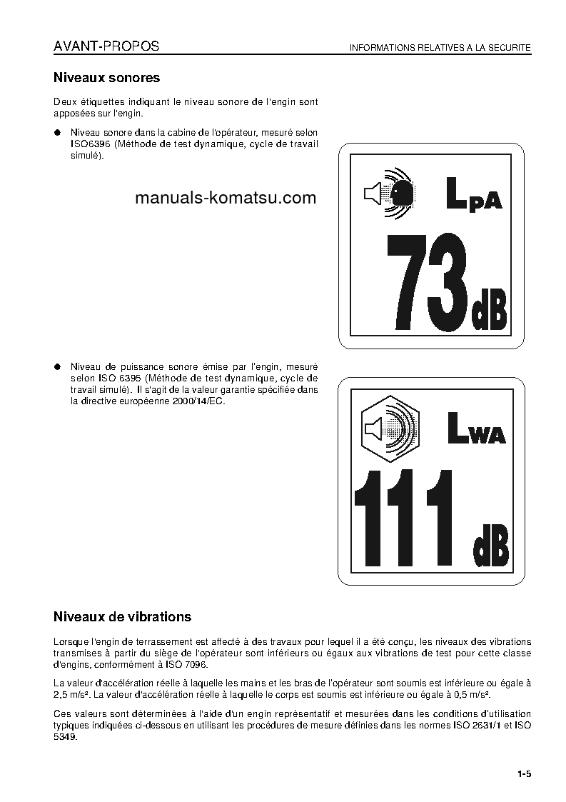 Protected: WA600-6(JPN) S/N 60001-60360 Operation manual (French)