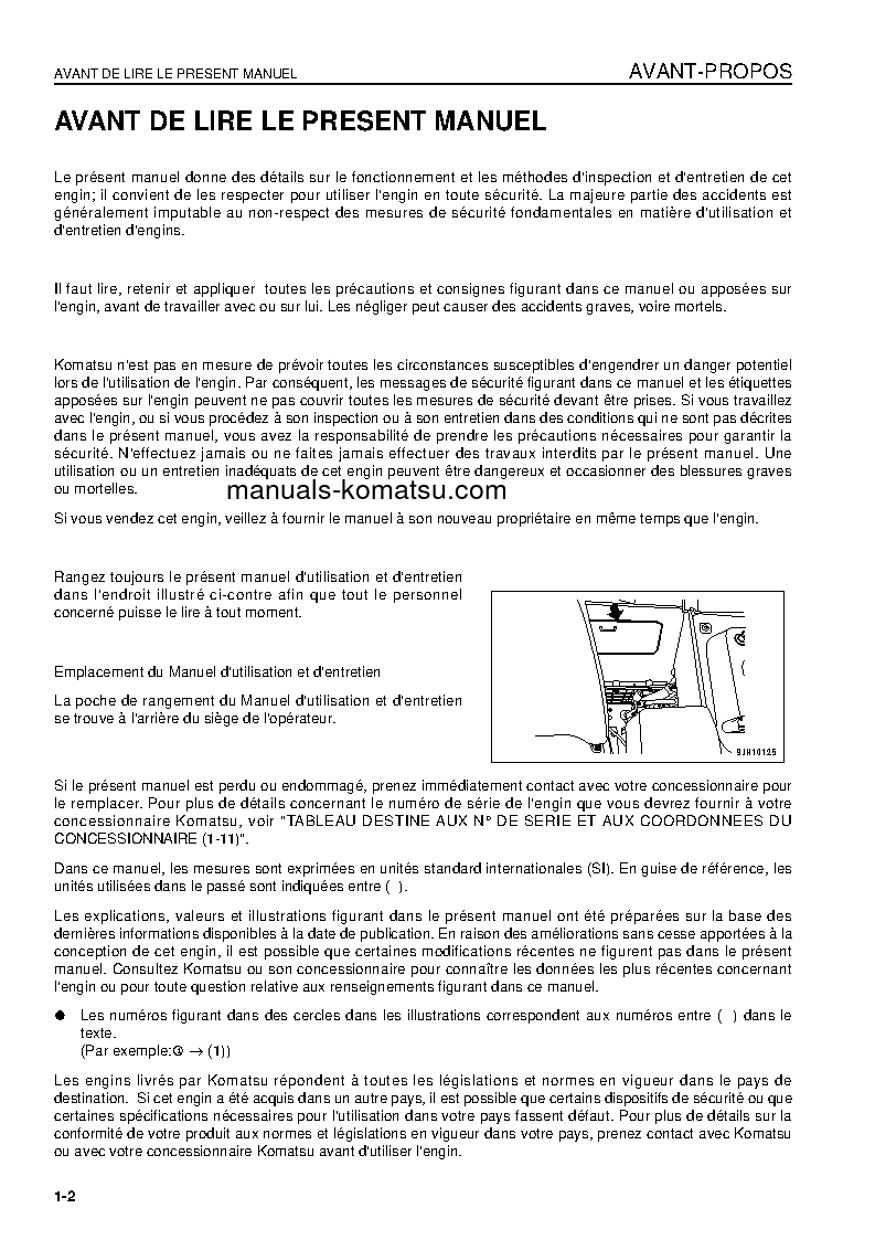 Protected: D155AX-6(JPN)-FOR EU S/N 80001-UP Operation manual (French)