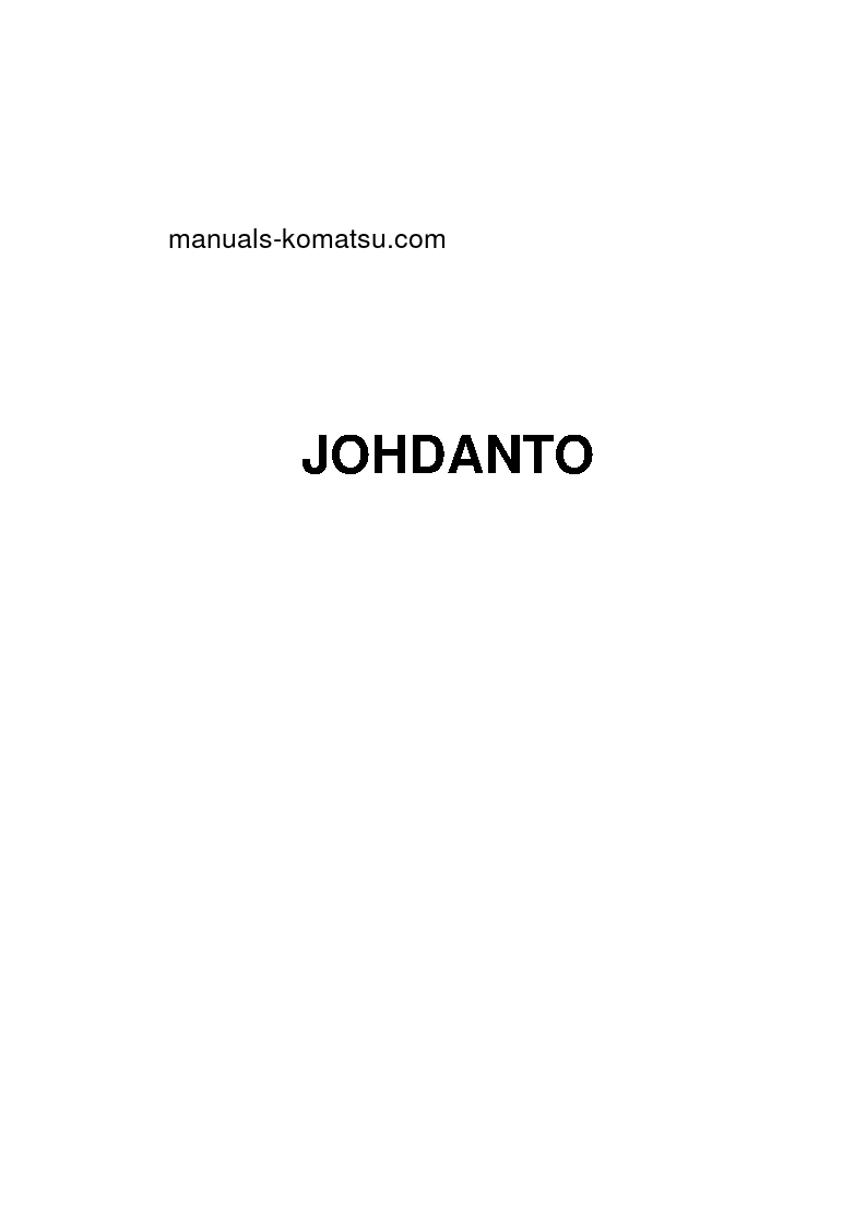 Protected: PC2000-8(JPN) S/N 20223-UP Operation manual (Finnish)