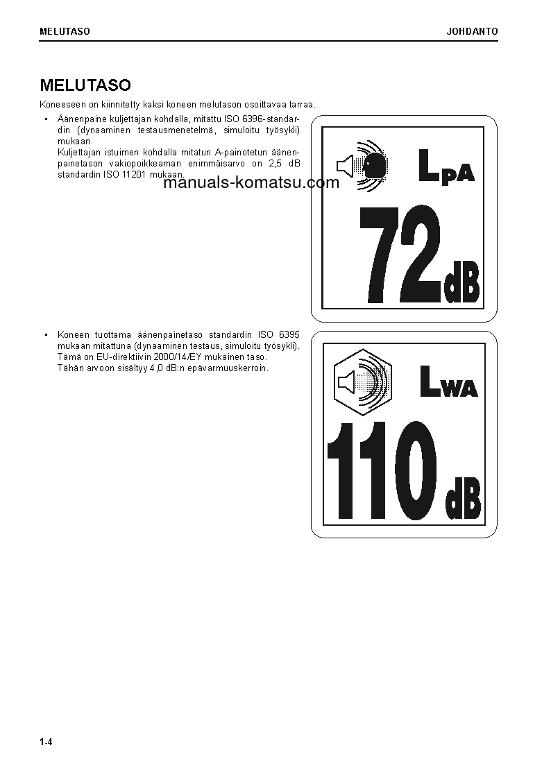 Protected: HM400-5(JPN) S/N 10001-UP Operation manual (Finnish)