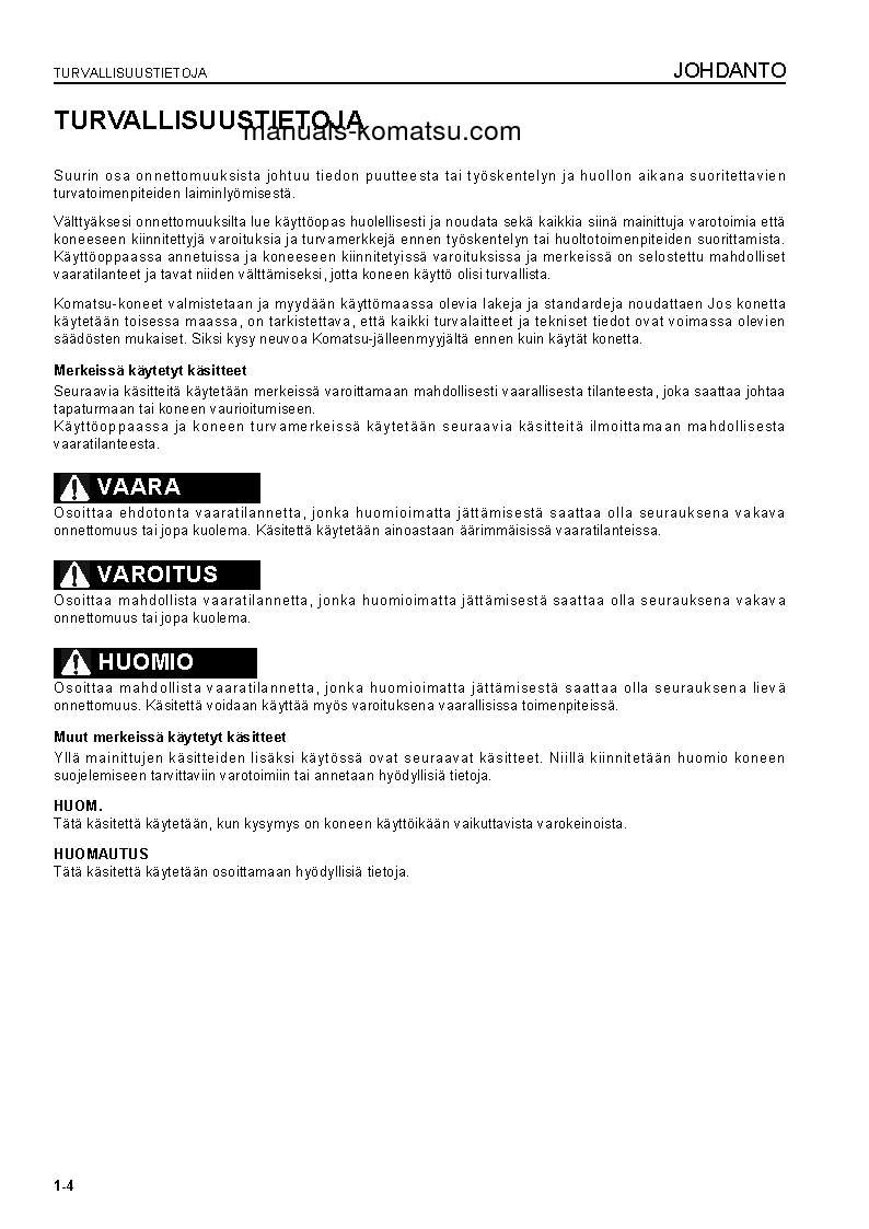 Protected: PC09-1(ITA) S/N 15001-UP Operation manual (Finnish)