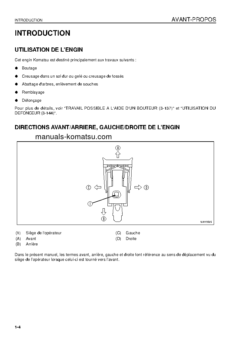 Protected: D475A-5(JPN)-E0 S/N 30319-30323 Operation manual (French)