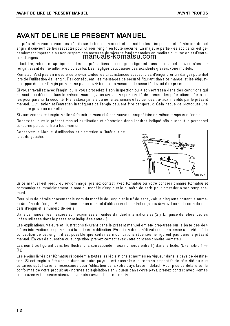 Protected: HM400-5(JPN) S/N 10001-UP Operation manual (French)