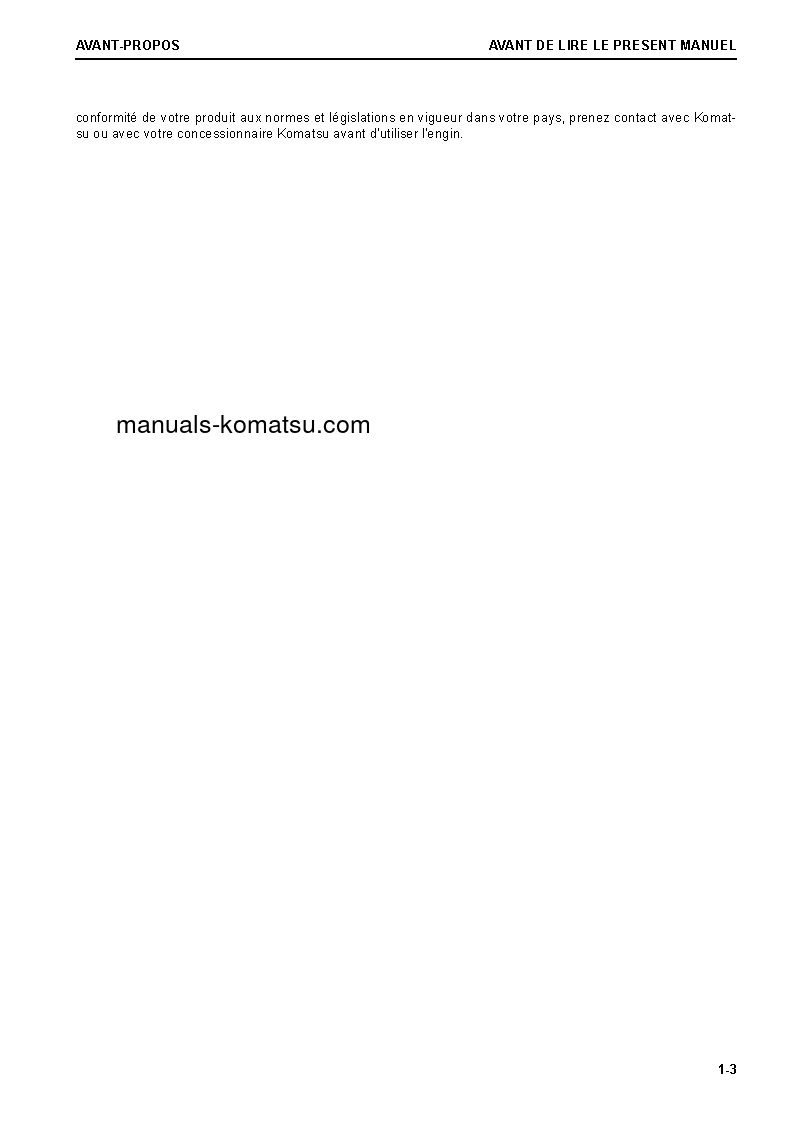 Protected: D61PXI-24(JPN) S/N 40001-UP Operation manual (French)